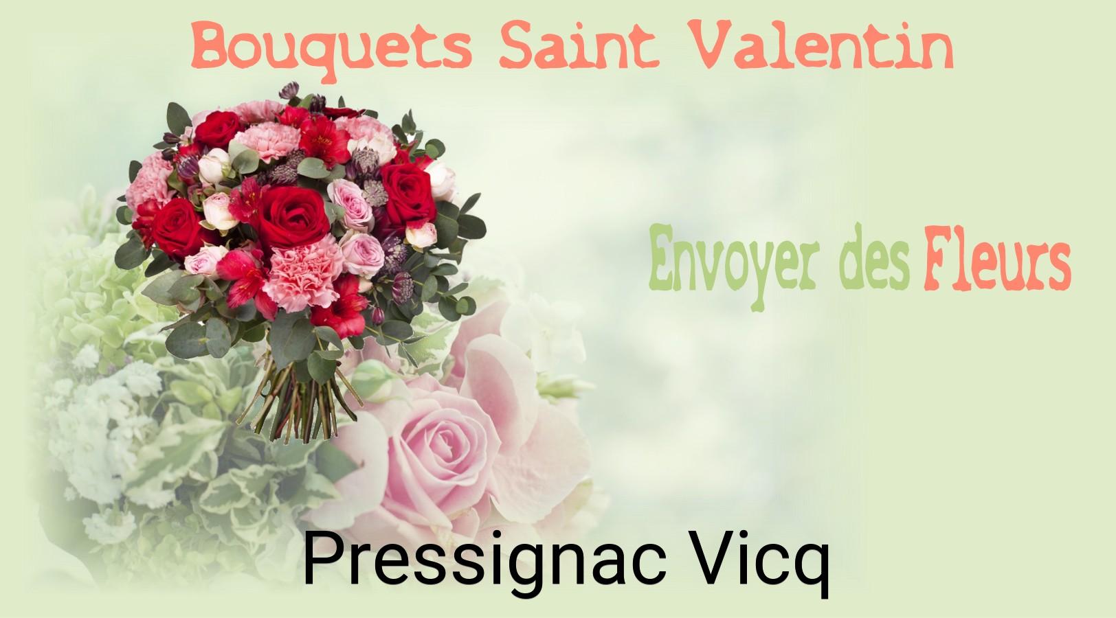 Roses de Saint-Valentin livrées à Pressignac-Vicq